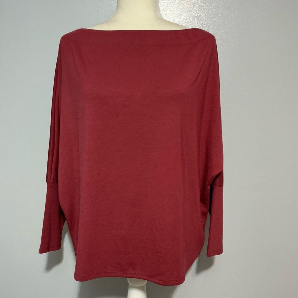 Hayes petite rust Casual Top NWT size LP
